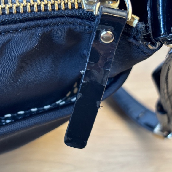 Kate Spade New York Nylon with Patent Leather Strap Crossbody Bag - Picture 12 of 12